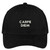 Trendy Apparel Shop Carpe Diem Embroidered 100% Quality Brushed Cotton Baseball Cap - Black