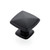 Ravinte 10 Pack Matte Black Kitchen Cabinet Square Knob Single Hole Cabinet Hardware for Dresser Drawer Cabinet Pulls Drawer Knobs Cabinet Knobs