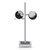 Urban Shop Orb LED Table Lamp, Black