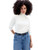 GAP Womens Long Sleeve Turtleneck Shirt, White V2 Global, X-Small US