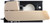 Dorman 82416 Rear Driver Side Interior Door Handle Compatible with Select Kia Models, Beige; Smooth