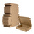SUNLPH 50 Pack 6x4x1 Inches Small Shipping Boxes, Brown Corrugated Cardboard Boxes, Moving Mailing Packing Box