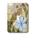 3dRose LLC lsp_43869_1 Blue Beige n Green Floral, Single Toggle Switch