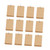 MAGICLULU 12pcs Note Card Binder Study Cards with Rings Kraft Paper Postcards Index Cards with Ring Kraft Paper Message Cards Study Cards Blank Mini Diy Cards Mini Notepad Pocket Flash Card