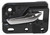 Evan Fischer Interior Door Handle Compatible with Journey 09-10 Front OR Rear RH Inside Chrome-Lever