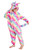 NewPlush Unisex Children Unicorn Pyjamas Halloween Kids Onesie Costume (8-10 Years, RainBow Love)