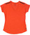 Reebok Womens ActivChill Basic T-Shirt, Orange, Small