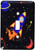 3dRose LLC lsp_12156_1 Cute Blue Boy Cute Rocket Ship In Space, Single Toggle Switch