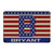 America Stars Patriotic Monogram B 8x12 Inch Metal Tin Sign Customized Bedroom Entryway Coffee Bar Wall Decorations Aluminum Metal Sign Fourth of July Initial Letter Metal Plaque for Pubs Club