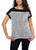 Calvin Klein Jeans Ladies Knit Top - Medium White/Black