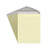 TRU RED TR57383 Notepads, 8.5-Inch x 11.75-Inch, Narrow Ruled, Canary, 50 Sheets/Pad