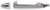 Evan Fischer Exterior Door Handle Compatible with 2004-2009 Kia Spectra & 2005-2009 Kia Spectra5 Rear, Passenger Side Partslink KI1521122, KI1521119