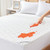 Waterproof Mattress Protector Queen Size, Bamboo Bed Mattress Pad Cover Cooling 3D Air Fabric, Noiseless Breathable Mattress Pad Fitted with Deep Pocket 8"- 21" Machine Washable