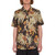 Volcom Men's Regular Marble Floral Short Sleeve Button Down Hawaiian Shirt, Rinsed Black, Medium
