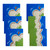 Apostrophe Games Island Building Blocks Base Plates Compatible with All Major Brands - 6 Pack of Island Plates - 4 Corners & 2 Straight