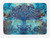 Ambesonne Ethnic Bath Mat, Grunge Style Tree Pattern Mandala and Spiral Shapes Blurry Art, Plush Bathroom Decor Mat with Non Slip Backing, 30.2" x 20", Turquoise Brown