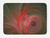 Ambesonne Fractal Bath Mat, Spiral Curved Leaf Veins Pattern with Futuristic Swirling Influences Image, Plush Bathroom Decor Mat with Non Slip Backing, 30.2" x 20", Coral Red