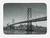 Lunarable City Bath Mat, Sun Setting View of San Francisco Bridge California USA Tourist Attraction Print, Plush Bathroom Decor Mat with Non Slip Backing, 30.2" x 20", Black and Grey