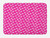 Ambesonne Floral Bath Mat, Rhythmic Polka Dots and Roses Silhouette Summer Botany in Blush Tones, Plush Bathroom Decor Mat with Non Slip Backing, 30.2" x 20", Magenta Pale Pink