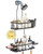 Aitatty Hanging Shower Caddy Bathroom Organizer: Rustproof Shower Shelf Racks Over Shower Head - No Drilling Inside Bath Shower Rack Shelves Over Showerhead for Shampoo with Soap Holder