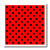 3dRose Red and Black Polka Dot Print-Iron on Heat Transfer, 10 by 10", for White Material (ht_20410_3)