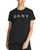 DKNY Sport Women's Logo T-Shirt (Black, X-Small)