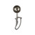 Thunder Group 4 oz disher #8 grey, easy grip handle, comes in each