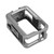 Protective Case for DJI Osmo Action Camera, Housing Shell Case Protective Cage with 2 Cold Shoe Mount, SilverWhite.