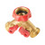 Rainwave RW-9900 Brass 2 Way Hose Connector with Shut Offs
