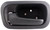 Dorman 82218 Rear Driver Side Interior Door Handle Compatible with Select Honda Models, Black; Smooth
