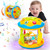 Ednzion Baby Toys 6 to 12 Months - Ocean Rotating Light Up Infant Toys 6-12 Months, Tummy Time Toys for Babies 6-12 Months, 1 Year Old Boy Girl Gifts, Musical Crawling Toy for 6M+ Toddlers