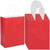 100 Pack 5.9x3.15x8.26 inch Small Red Gift Bags, Kraft Bags with Handles Bulk for Birthday Party Favors,Gift Paper Bags,Retail Shopping Business Goody Craft Gift Bags