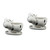 Happyyami 2 pcs Gardening Cow flowerpots Cow Planter Cow Succulent Planter Animal Flower Pot Planter pots for Indoor Plants Ceramic Nursery pots Indoor Flower Bracket White with Tray