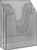 Acrimet Vertical File Folder Organizer (Smoke Color)