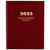 AT-A-GLANCE 2023 Daily Diary, Standard Diary, 7-1/2" x 9-1/2", Medium, Hardcover, Red (SD37413)