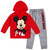 Disney Mickey Mouse Toddler Boys Fleece Pullover Hoodie and Pants Set Red 5T