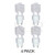 (Pack of 4) 23 Watt Mini Spiral - GU24 Base - (100W Equivalent) - T2 Mini-Twist - CFL Light Bulb - 4100K Cool White