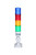 DMWD Led Signal Tower Stack Lights, Industrial Warning Lights Column Signal Tower Andon Lights with Rotatable Base Continuous/Flashing Light Switchable, (Four Layer,24V with Buzzer)