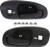 Evan Fischer Interior Door Handles Compatible with Set of 2 Front Left and Right Side Plastic Black W/Door Lock Hole