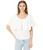 Free People Girl Talk Tee Optic White LG