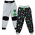 Minecraft Mobs Creeper Steve Alex Little Boys Fleece 2 Pack Jogger Pants Grey/Black 7-8