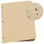 Rite in the Rain Weatherproof Loose Leaf Paper, 8.5" x 11", 32# Tan, Universal Pattern, 100 Sheet Pack (No. 982T-MX)