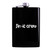 Fix-it Crew - 8oz Hip Alcohol Drinking Flask, Black