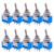 HEPUP 10pcs Mini 3-Pin SPDT ON/ON 6A 125V AC 2 Position Miniature Toggle Switch MTS-102