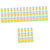 NUOBESTY 120 Sheets self-Adhesive Label File Sticker Labels Classification Sticker Sticky Markers Color Coding Labels Page Markers Stickers Office tag Synthetic Paper