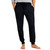 Hanes Men's X-Temp Jersey Jogger Lounge Pant, Large, Black