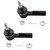 BOXI 2pcs Front Outer Tie Rod Ends Fit for Infiniti I30 1996-2001/I35 2002-2004 / for Nissan 240sx 1995-1998/Maxima 1995-2008/Altima 2002-2006 | ES3407 ES3438