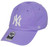 '47 New York Yankees Clean Up Dad Hat Baseball Cap - Lavender