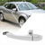 PM PERFORMOTOR Rear Left Driver Side Door Pull Handle Compatible with 07-14 Chrysler 200 Sebring Dodge Avenger Journey,Chrome