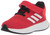 adidas Kids Duramo 10 Running Shoe, Vivid Red/White/Black (Elastic), 7 US Unisex Toddler